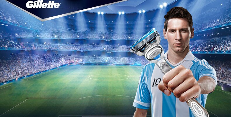 ست فلکس بال ژیلت ( lionel messi )